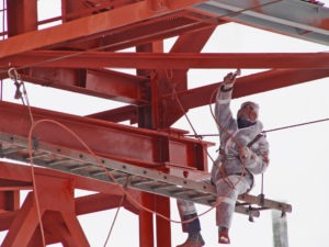Промышленная окраска строительных конструкций в Красноярске