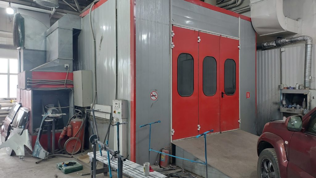 Переезд покрасочной камеры Переезд покрасочной камеры